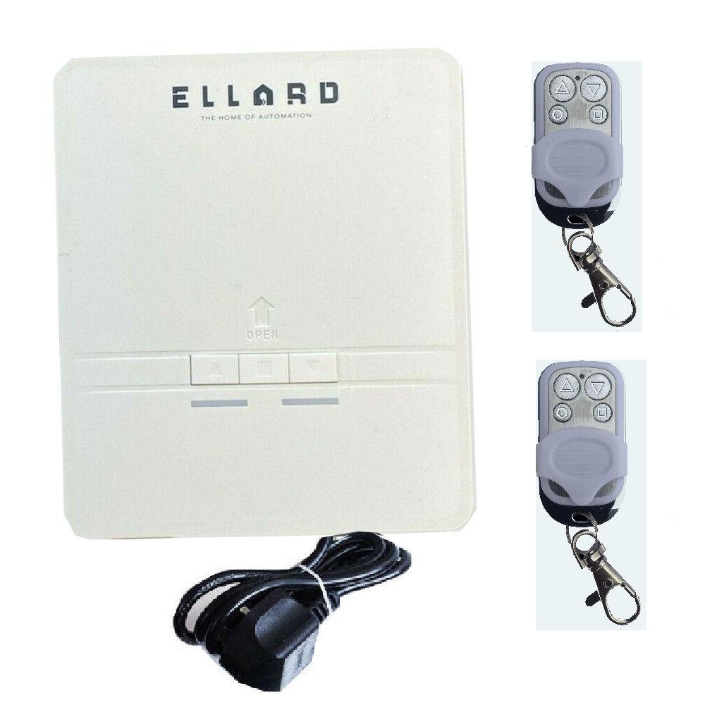 Ellard Genesis Roller Shutter Remote Control Unit & 2 Handsets - With White Handsets