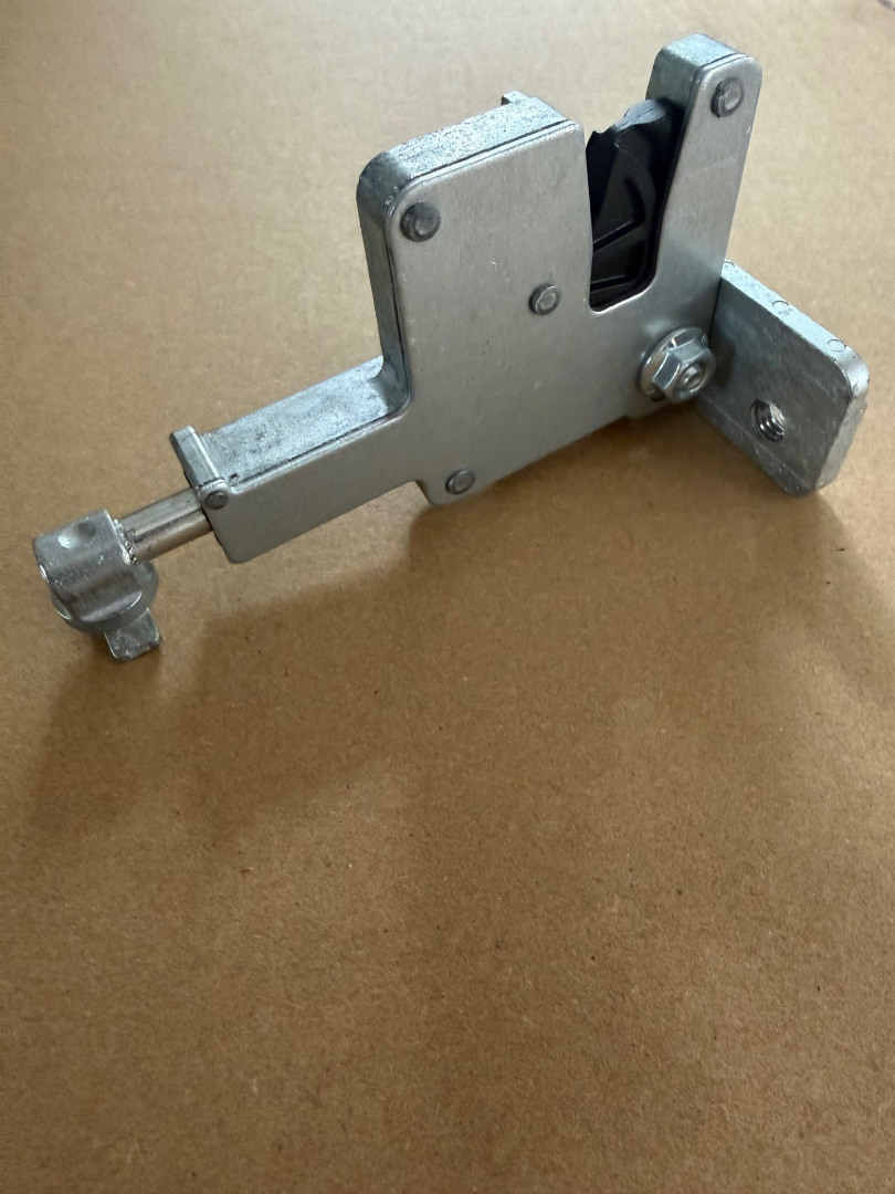Hormann Retractable Double Door Bottom Latch and Bracket Assembly Hormann Retractable Double Door Bottom Latch and Bracket Assembly