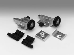 Hormann Double Door Top Roller and Bracket Pack