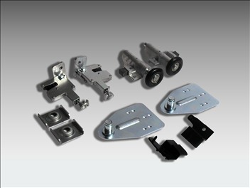 Hormann Double Door Latch and Roller Pack