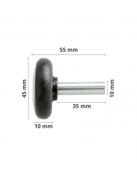 Garador Folding Sectional Bottom Roller Wheel 3040311 - 50mm