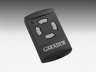 Garador 5 Button Handset Matt Black Garador 5 Button Handset Matt Black