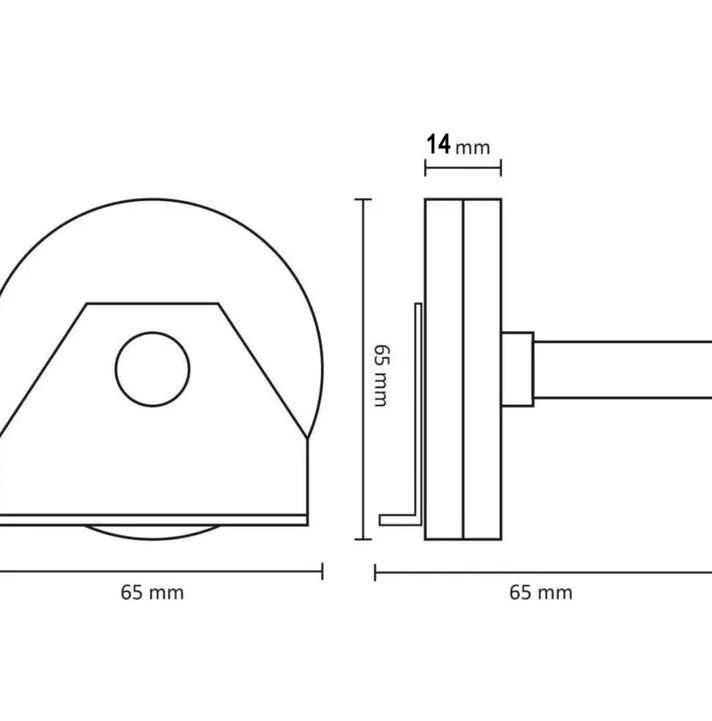 Hormann Cable Support Bracket & Pulley - Tension Track Doors