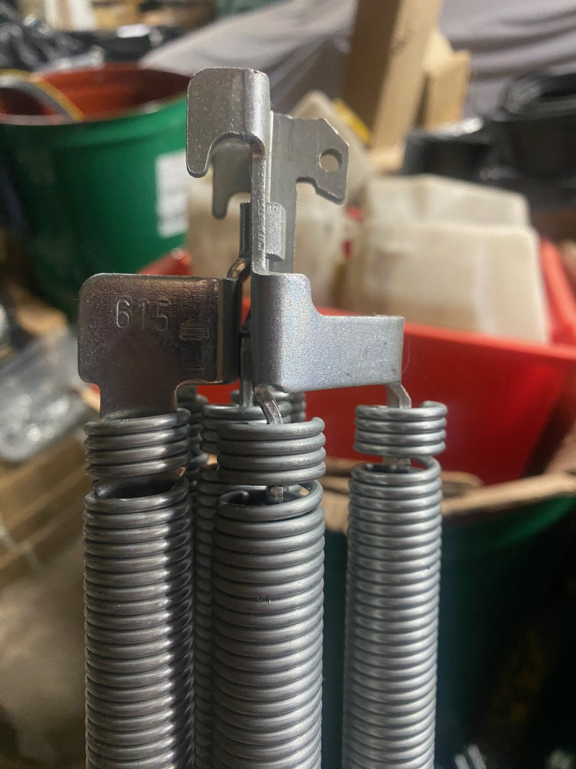Hormann ORIGINAL Retractable Garage Door Springs (DOUBLE WIDTH DOOR)