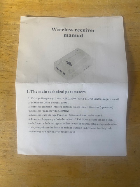 NECO Eco Roller Shutter Remote Control 230V & 2 Handsets NECO Eco Roller Shutter Remote Control 230V & 2 Handsets