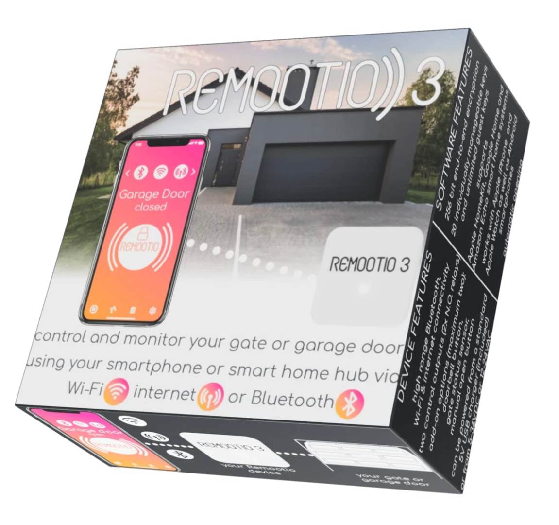 Remootio 3 Smart Wi-Fi Garage Door Opener - Alexa Compatible Remootio 3 Smart Wi-Fi Garage Door Opener - Alexa Compatible