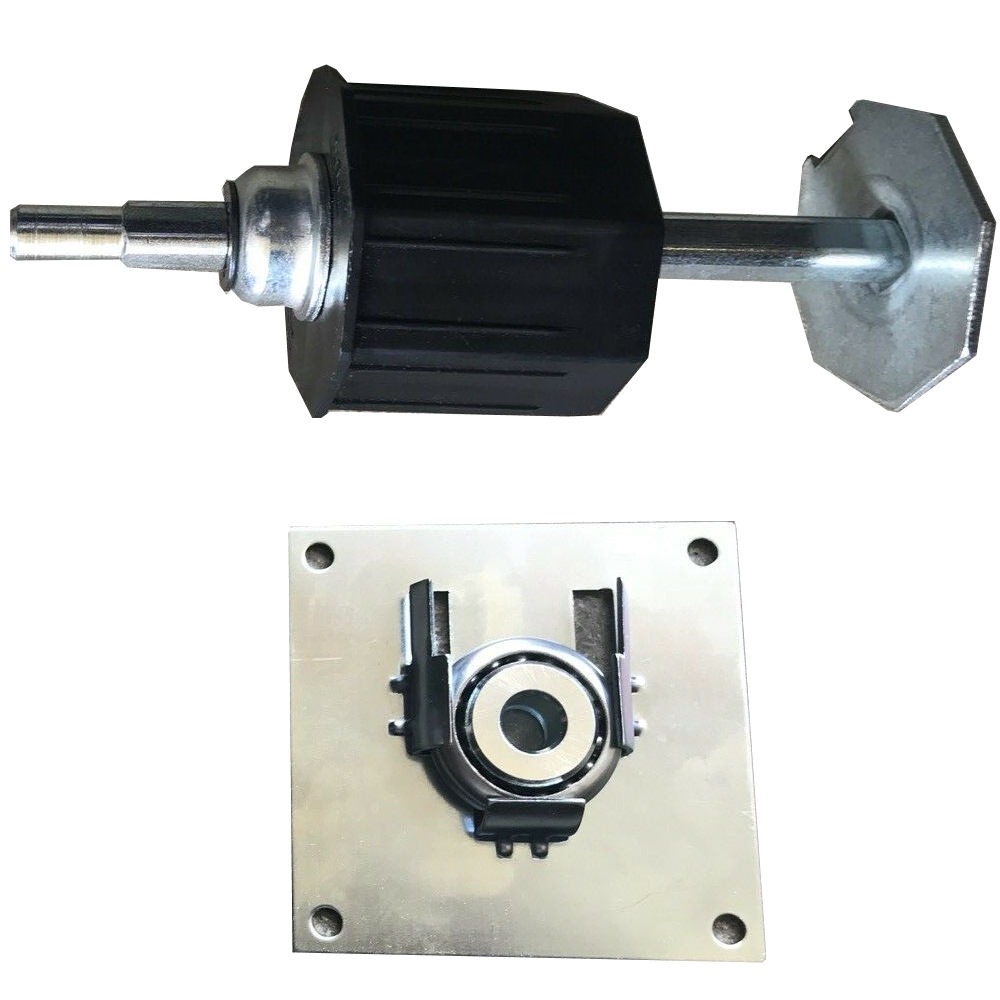 Roller Shutter Door Dummy End Telescopic Shaft Kit with Bearing & Plate - 60mm Octagonal Roller Shutter Door Dummy End Telescopic Shaft Kit with Bearing & Plate - 60mm Octagonal