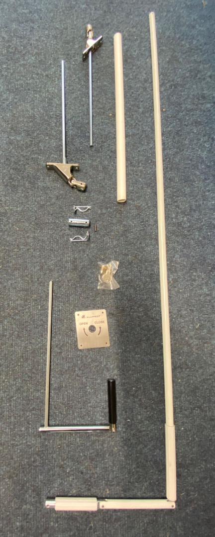 Roller Shutter Door Low Level Emergency Override External Release Kit - 45 or 90 degree option