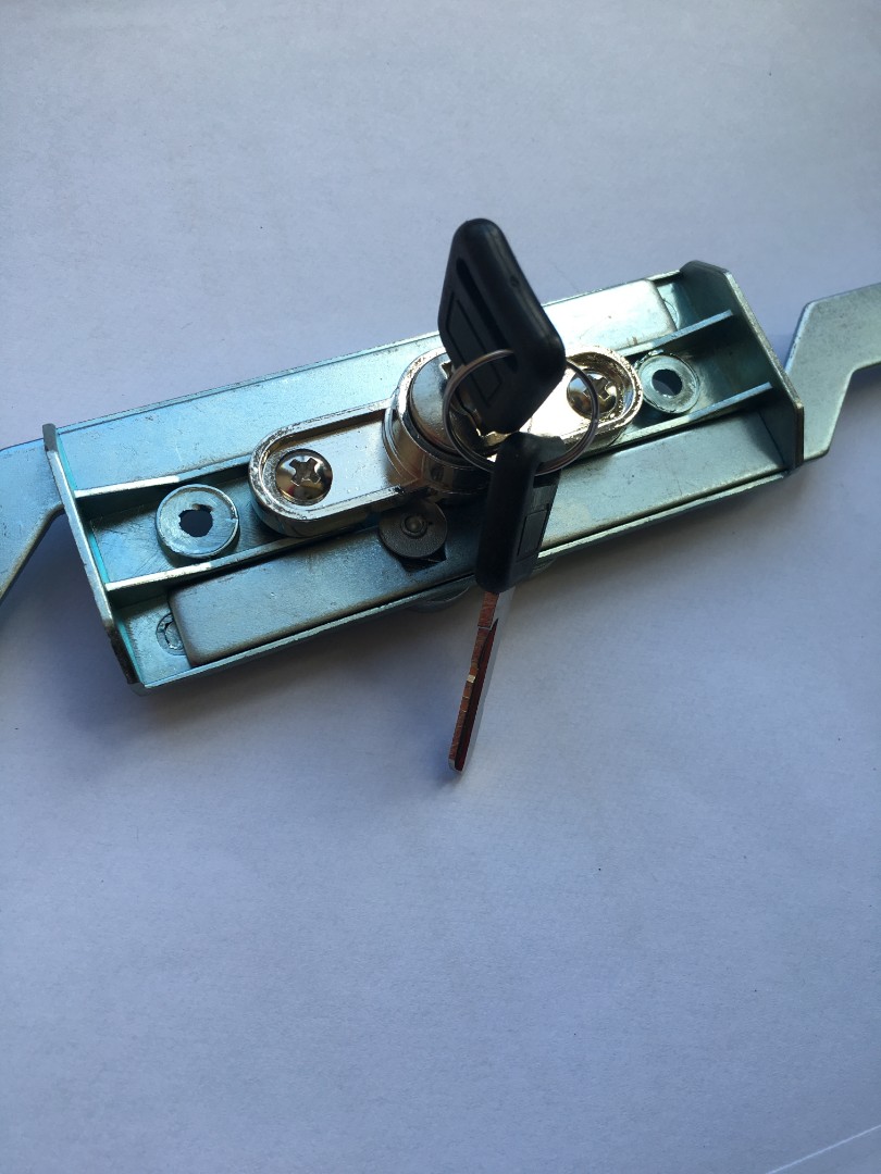 Steel Line Inline Roller Shutter Lock - Black Steel Line Inline Roller Shutter Lock - Black