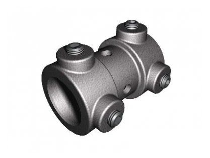 Aluminum Coupler Residential 1" Sectional Garage Door Aluminum Coupler Residential - 1" Shaft