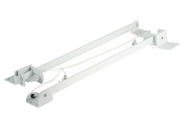 PAIR of 560mm British Made Garage Door Stays (White) - For Side Hinged Doors PAIR of 560mm British Made Garage Door Stays (White) - For Side Hinged Doors