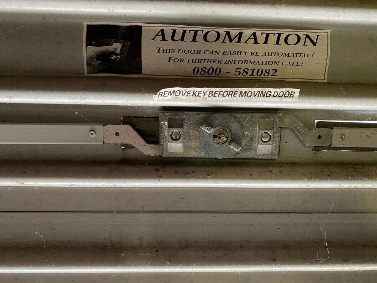 STEEL LINE Garage Roller Shutter Door Lock - Old Version