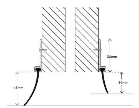 Garage Door Bottom Rubber Blade Seal Draught Strip 