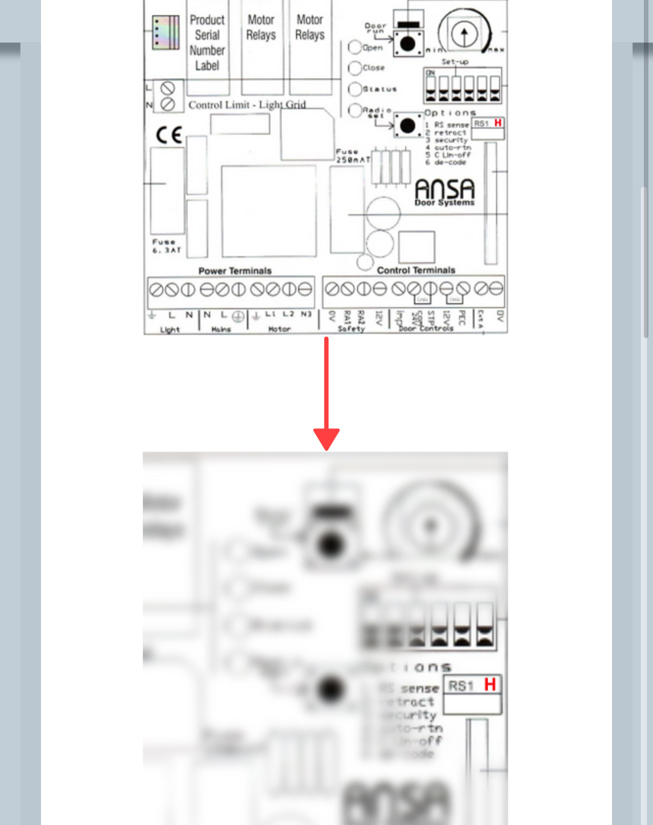 Ansa Deco Door Systems Remote Control Handset TX2 - HENDERSON Frequency