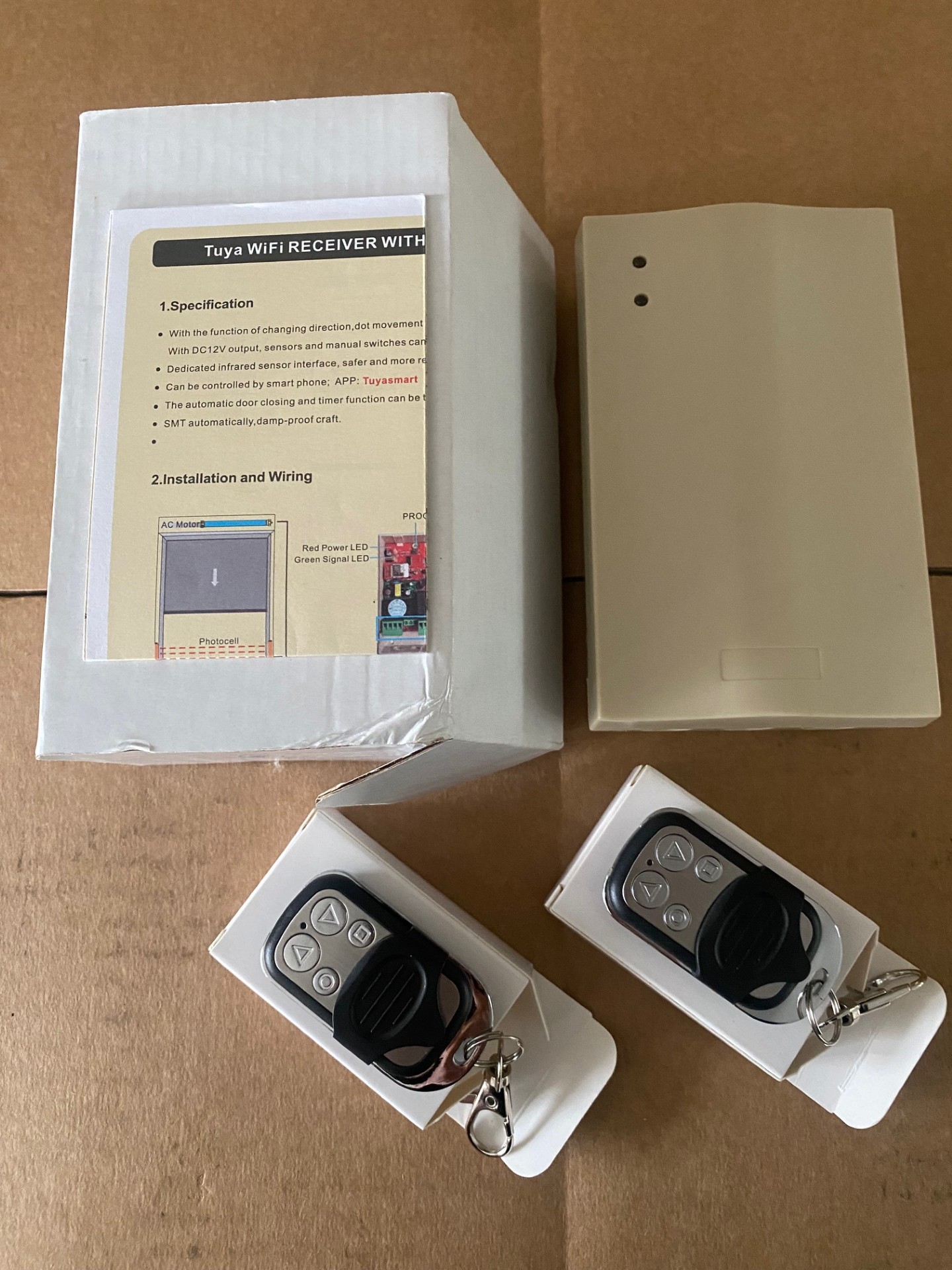 NVM Frequency Roller Shutter Remote Control Unit & 2 Handsets - Built in Wifi NVM Frequency Roller Shutter Remote Control Unit & 2 Handsets - Built in Wifi
